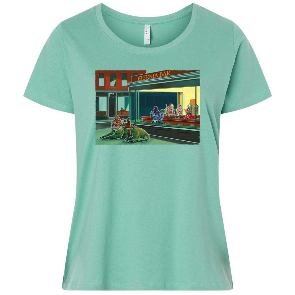 Ladies Curvy Jersey - L5K969NQ - Saltwater - 7