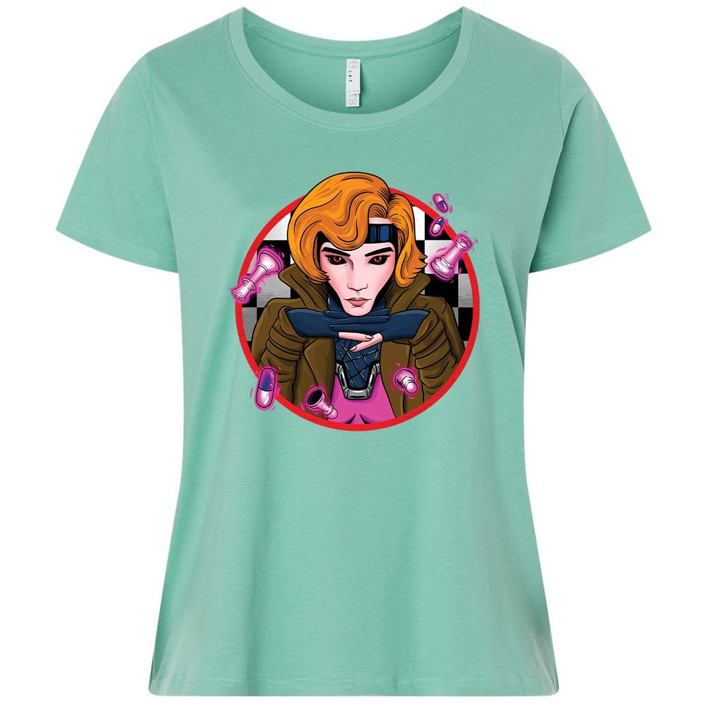 Ladies Curvy Jersey - JCLWX93Z - Saltwater - 7