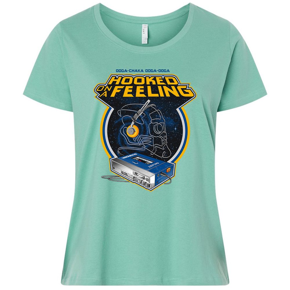 Ladies Curvy Jersey - BU5X6MQX - Saltwater - 7