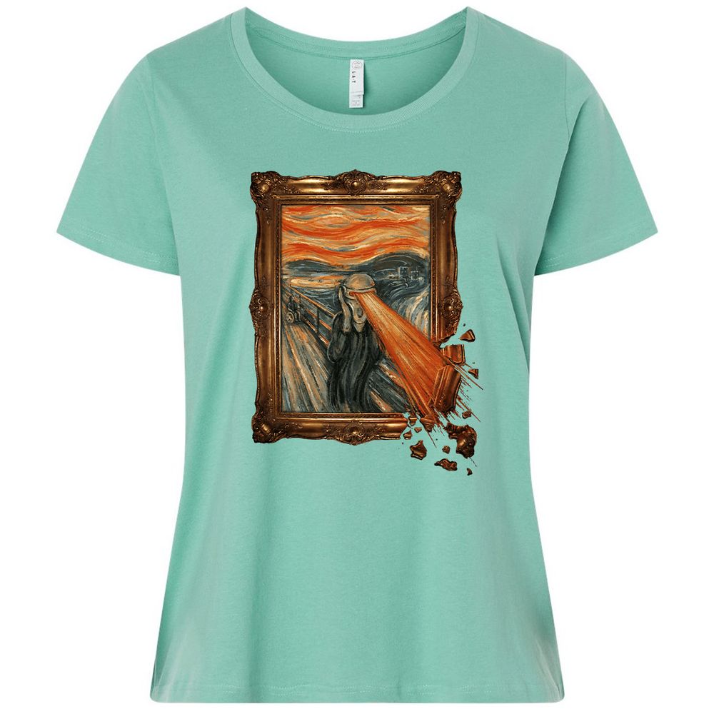 Ladies Curvy Jersey - X8RE9MYF - Saltwater - 7