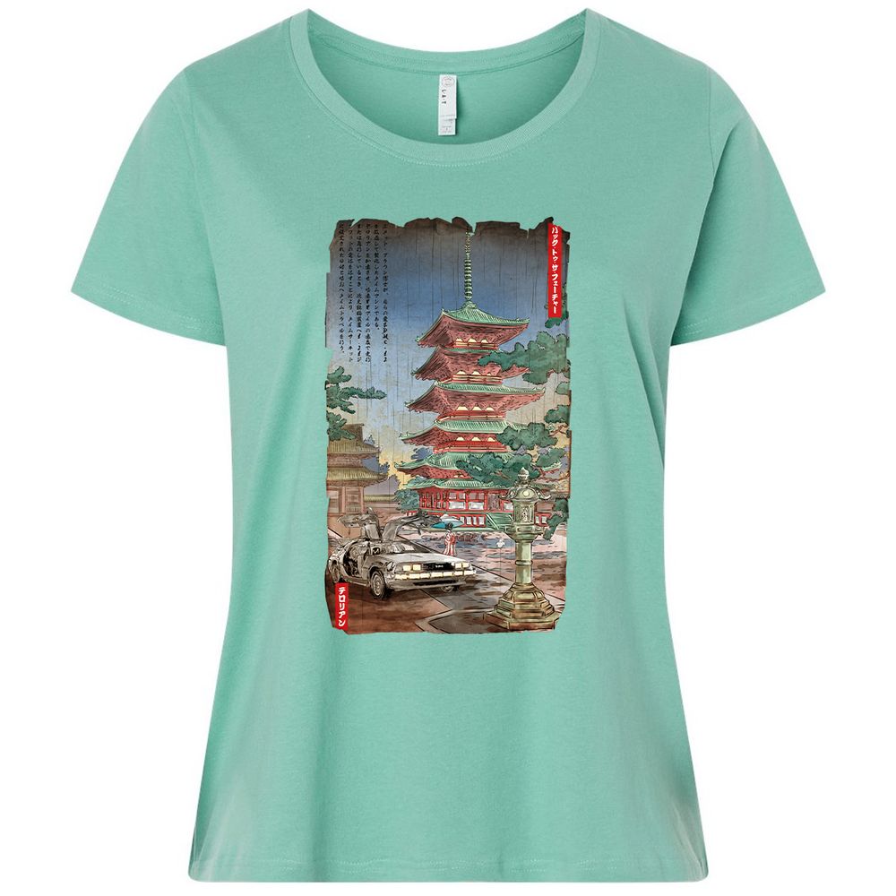 Ladies Curvy Jersey - 877KQZD7 - Saltwater - 7