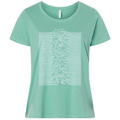 Ladies Curvy Jersey - GEQE73Y9 - Saltwater - 7