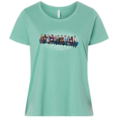 Ladies Curvy Jersey - XP9AFUPW - Saltwater - 7