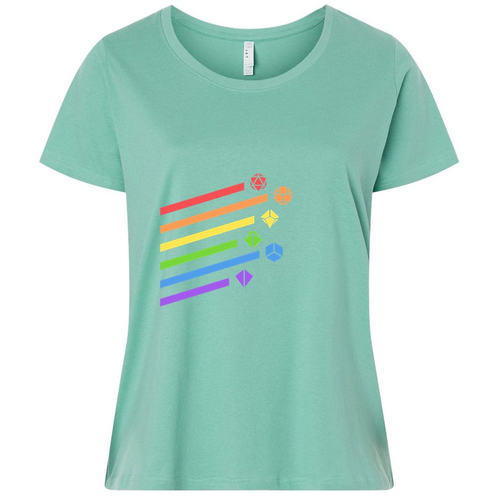 Ladies Curvy Jersey - WNQK633F - Saltwater - 7