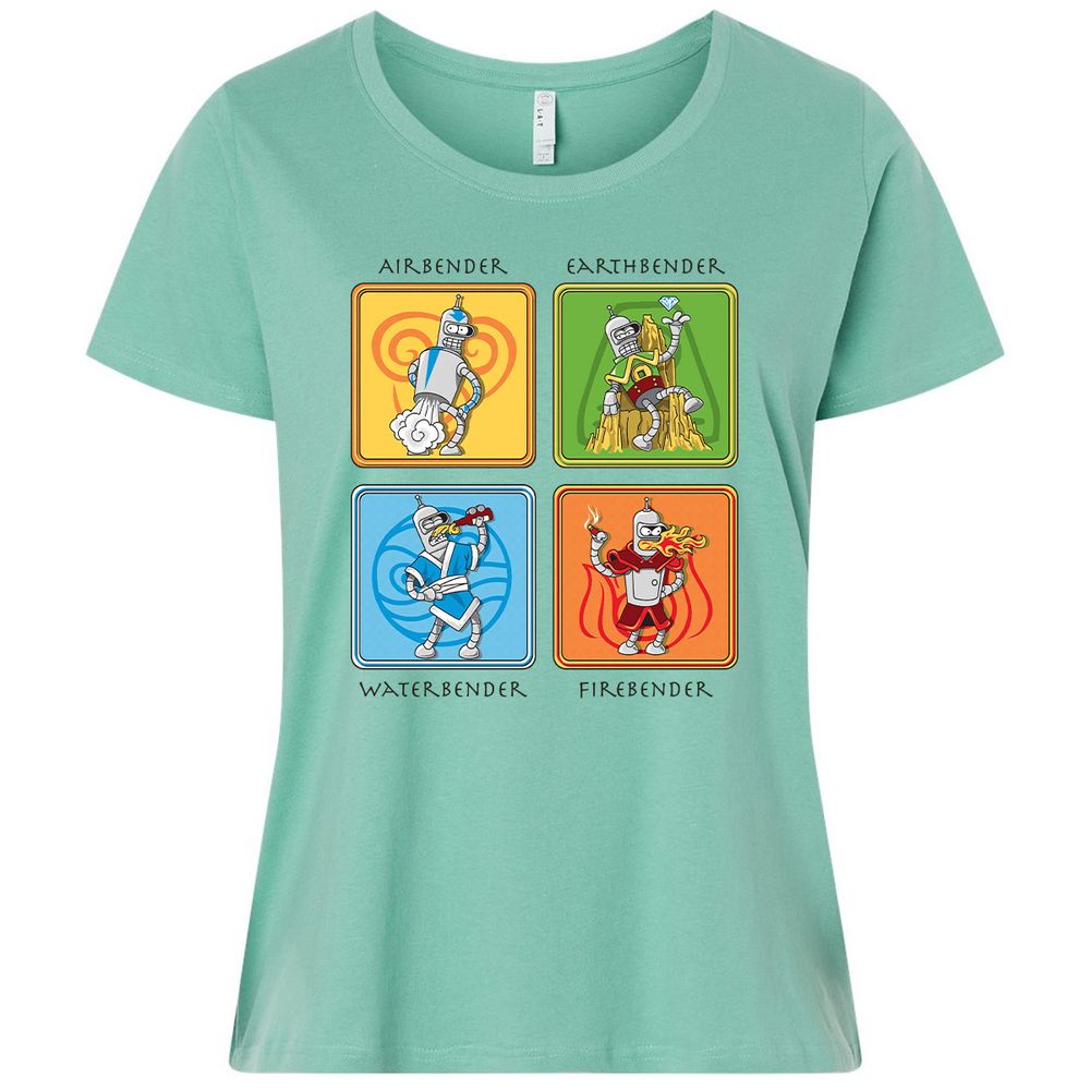 Ladies Curvy Jersey - 5GJ39S7S - Saltwater - 7