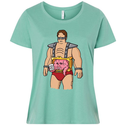 Ladies Curvy Jersey - UMWN84KX - Saltwater - 7