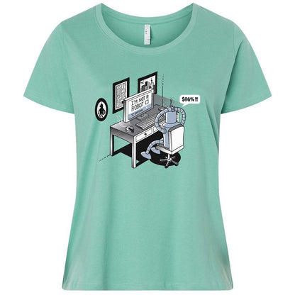 Ladies Curvy Jersey - 88WRUHHJ - Saltwater - 7