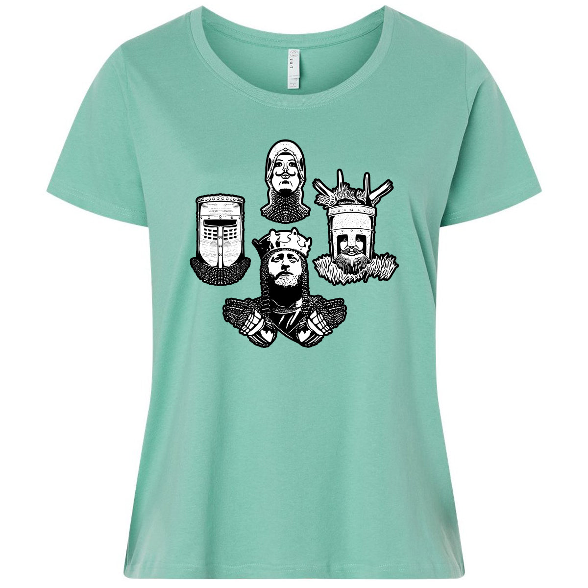 Ladies Curvy Jersey - BHK8J849 - Saltwater - 7