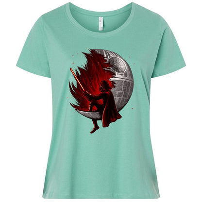 Ladies Curvy Jersey - V5KWUL3M - Saltwater - 7