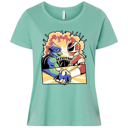 Ladies Curvy Jersey - 5B19X8EG - Saltwater - 7