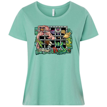 Ladies Curvy Jersey - 8D68EX72 - Saltwater - 7