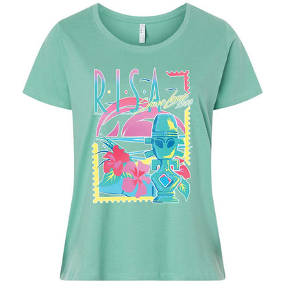 Ladies Curvy Jersey - VJLEKU3H - Saltwater - 7