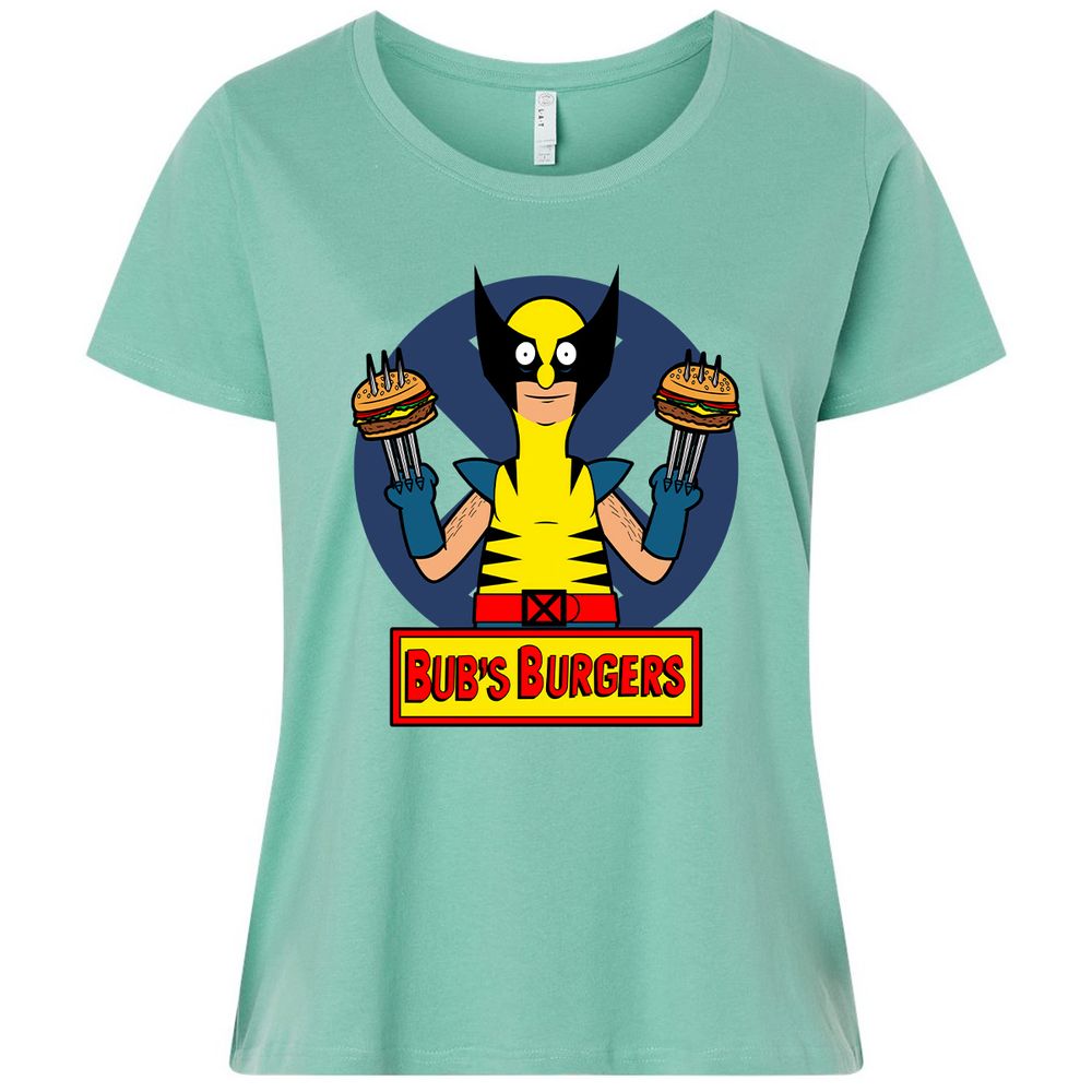 Ladies Curvy Jersey - 55375HVQ - Saltwater - 7