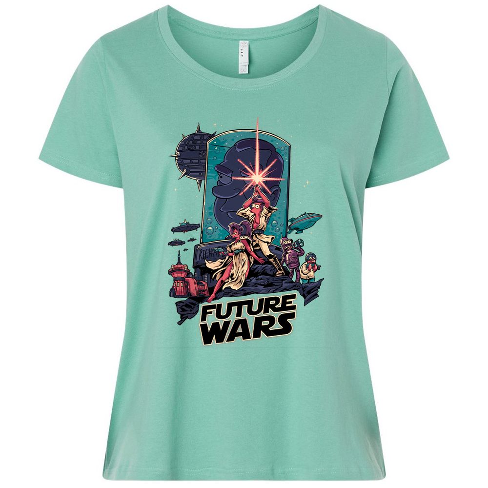 Ladies Curvy Jersey - CWDC3WV6 - Saltwater - 7