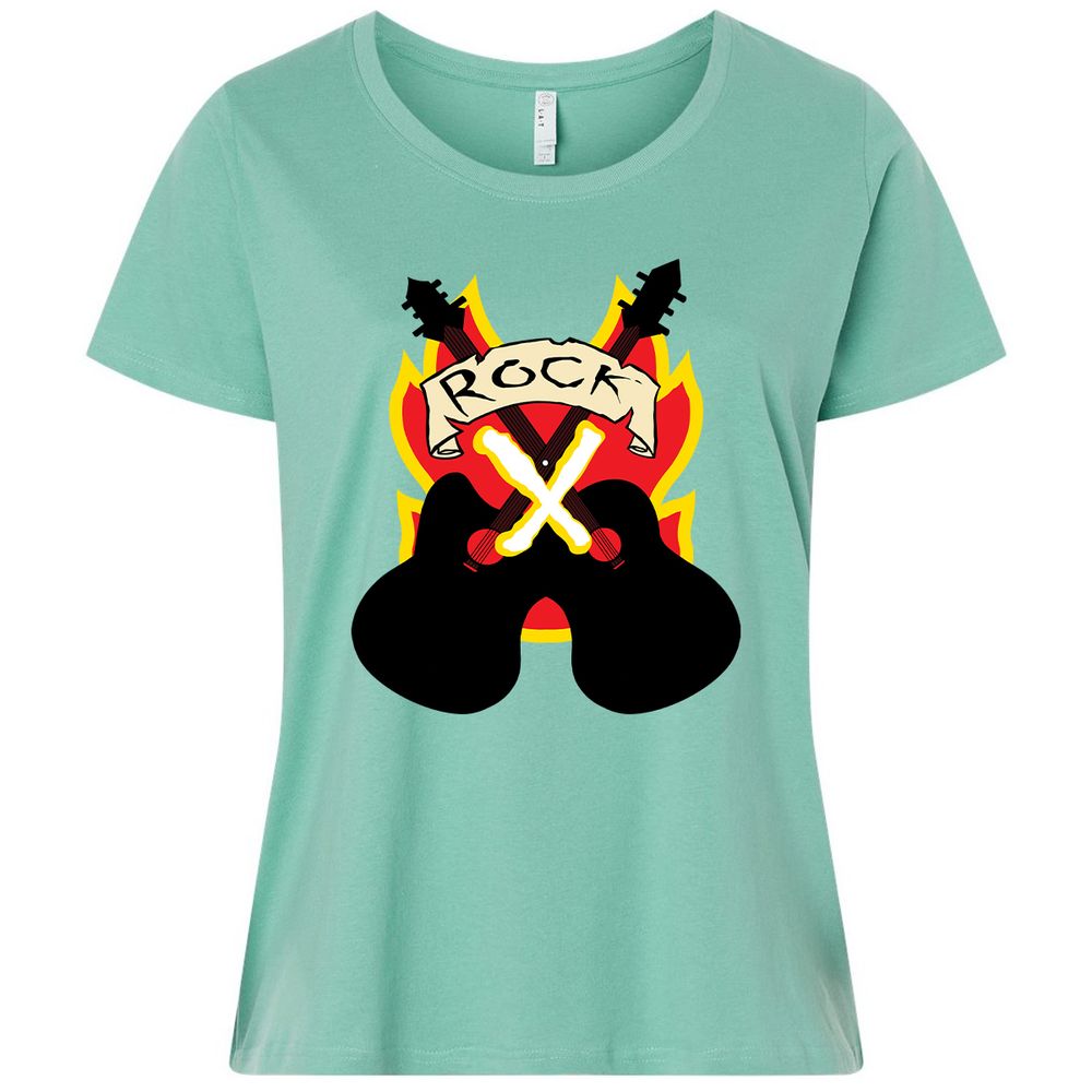 Ladies Curvy Jersey - 13W458Q5 - Saltwater - 7