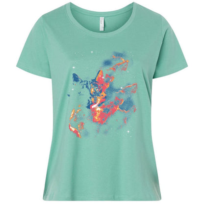 Ladies Curvy Jersey - 16KPDLHZ - Saltwater - 7