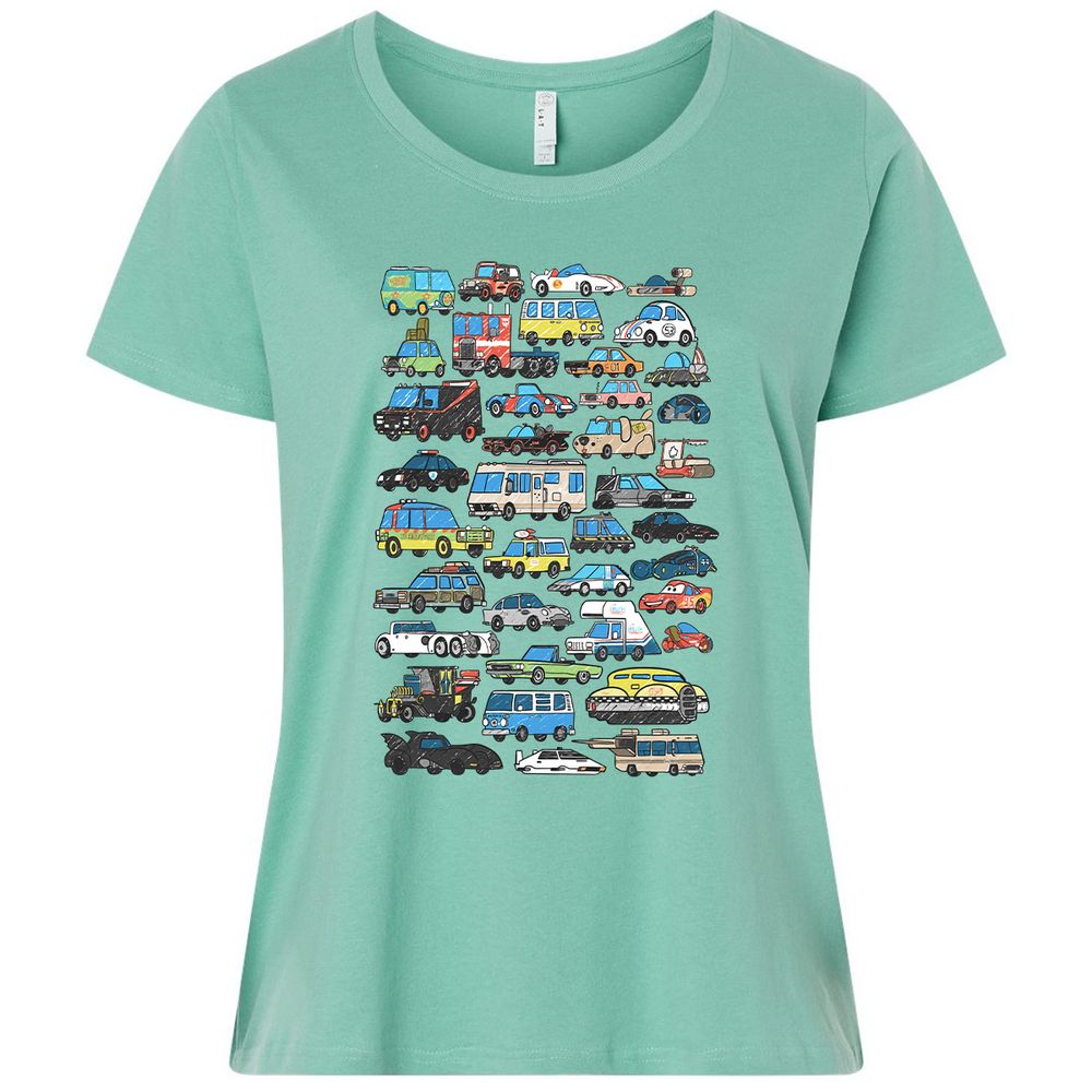 Ladies Curvy Jersey - ZN5178ZT - Saltwater - 7