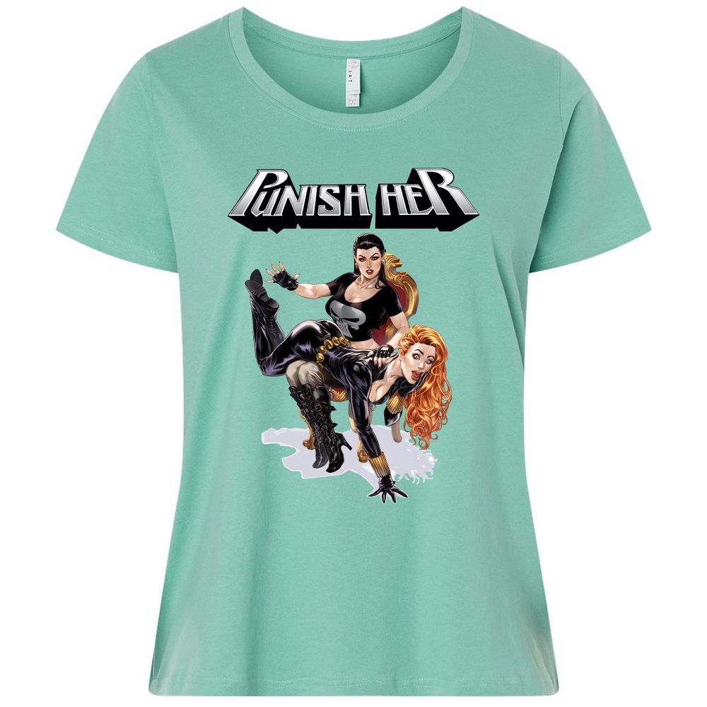 Ladies Curvy Jersey - 1K88BXVU - Saltwater - 7