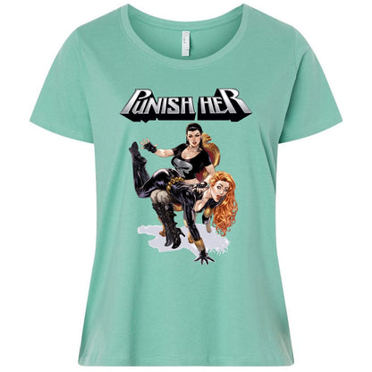 Ladies Curvy Jersey - 1K88BXVU - Saltwater - 7