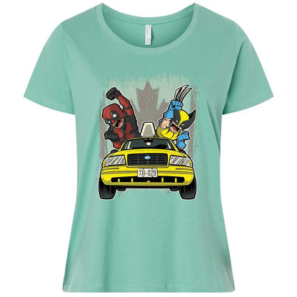 Ladies Curvy Jersey - W16M8ZYW - Saltwater - 7