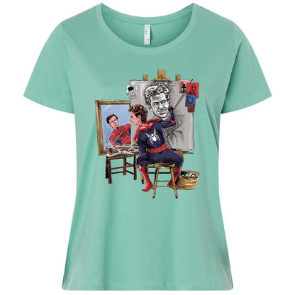 Ladies Curvy Jersey - 5Z6HKYEN - Saltwater - 7