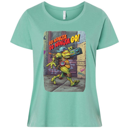 Ladies Curvy Jersey - 9BWLG1JD - Saltwater - 7