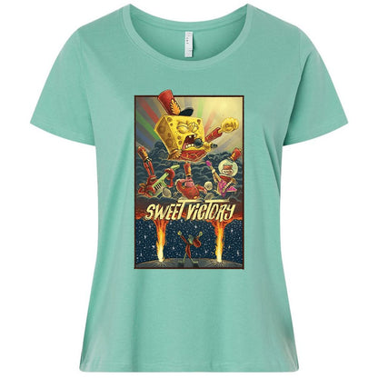 Ladies Curvy Jersey - 1DSCB9PB - Saltwater - 7