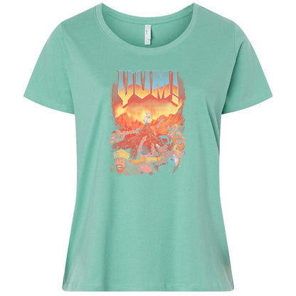 Ladies Curvy Jersey - XR5G1ZDS - Saltwater - 7