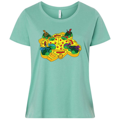 Ladies Curvy Jersey - QN6P7WK3 - Saltwater - 7