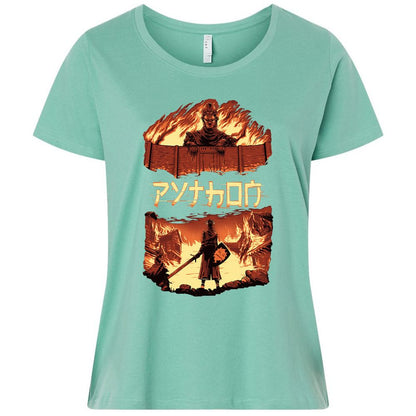 Ladies Curvy Jersey - V155SMJ9 - Saltwater - 7