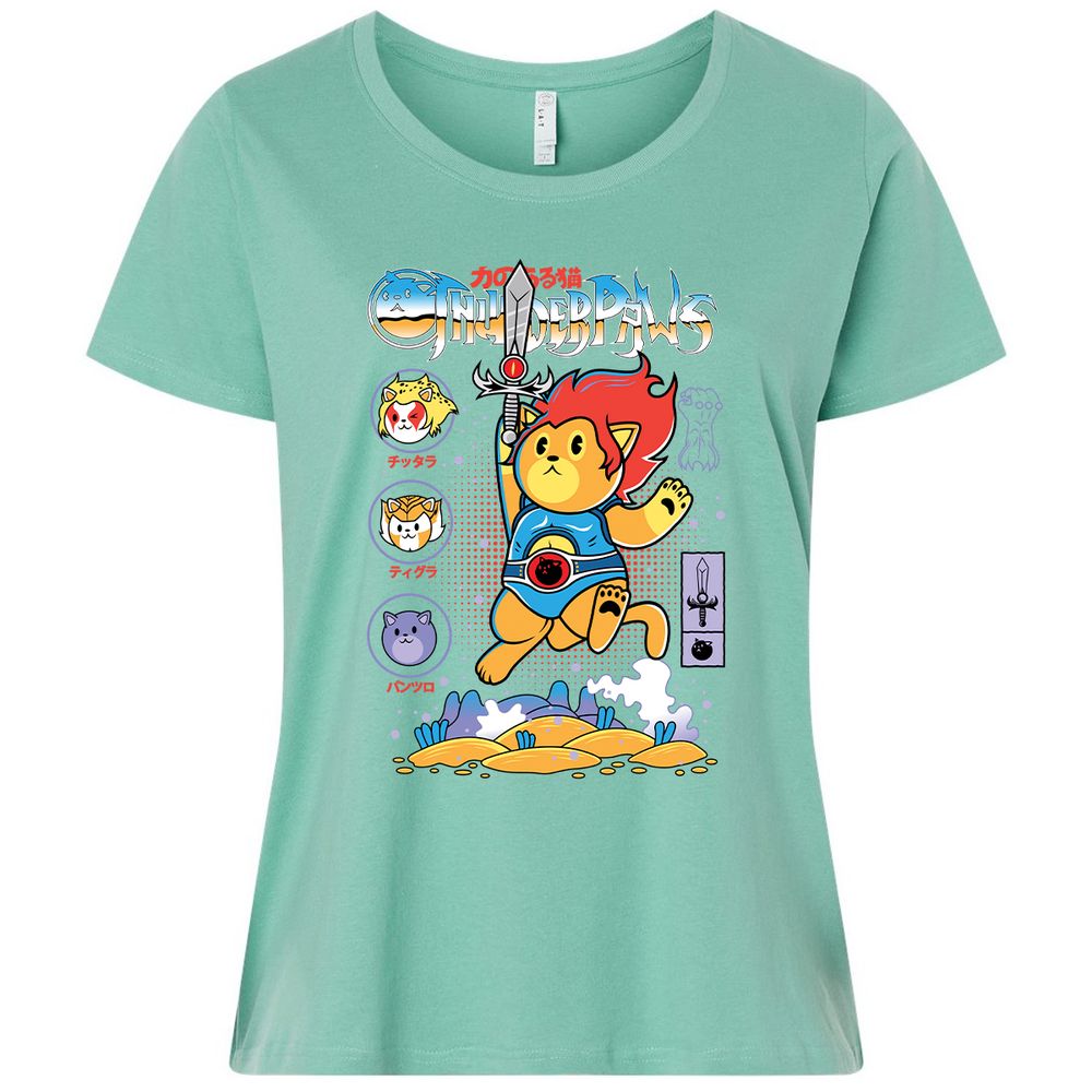 Ladies Curvy Jersey - AKNKJWJE - Saltwater - 7