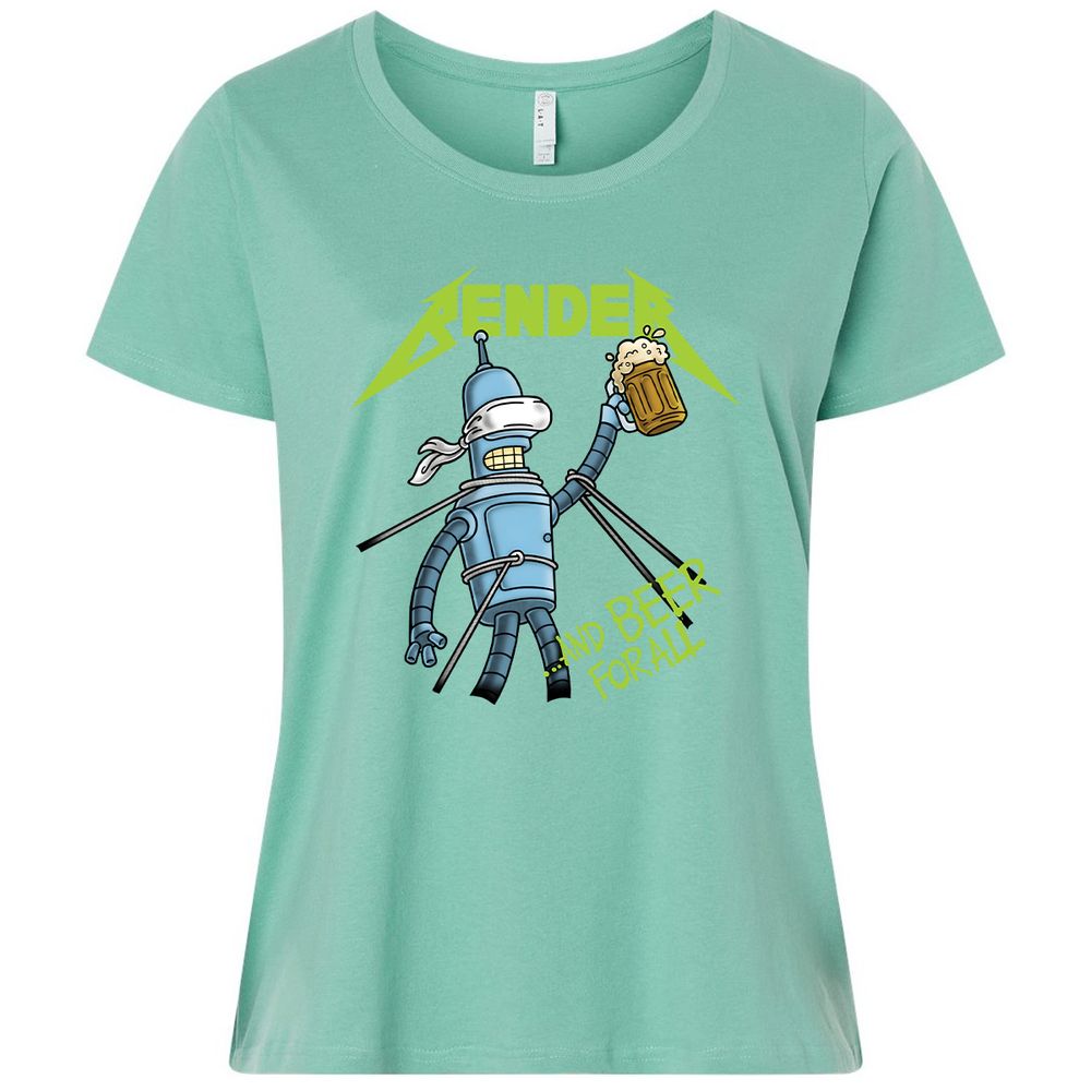 Ladies Curvy Jersey - 8X68WFS4 - Saltwater - 7