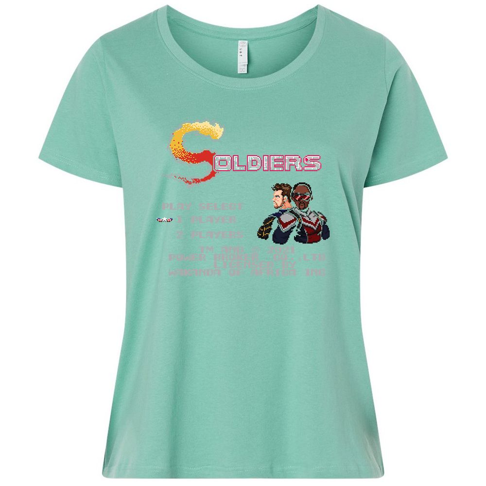 Ladies Curvy Jersey - B7DE3LQC - Saltwater - 7