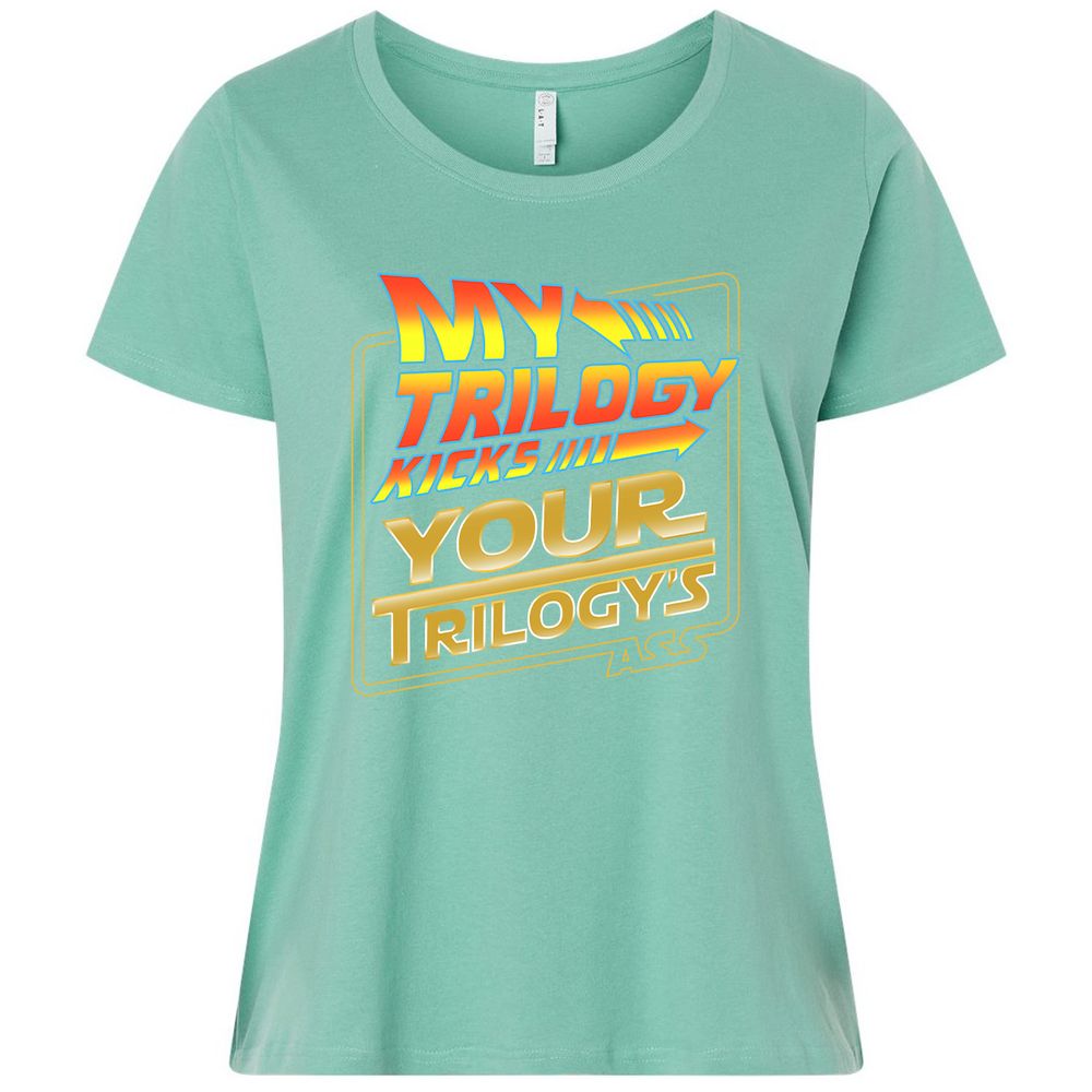 Ladies Curvy Jersey - 7REU9UM4 - Saltwater - 7