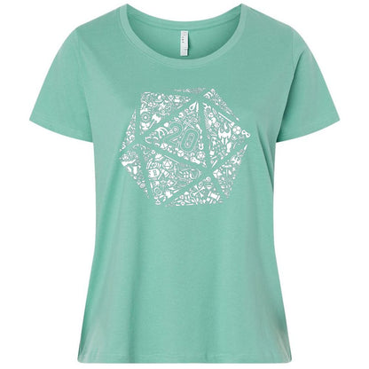 Ladies Curvy Jersey - LJXKDLNG - Saltwater - 7