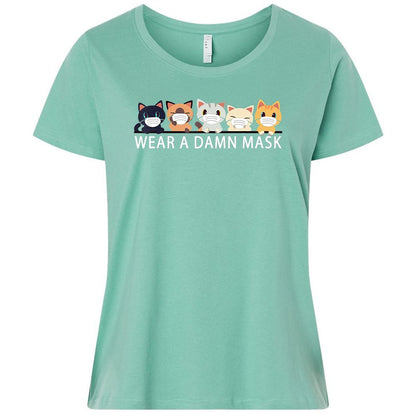 Ladies Curvy Jersey - 83ULQL8Z - Saltwater - 7