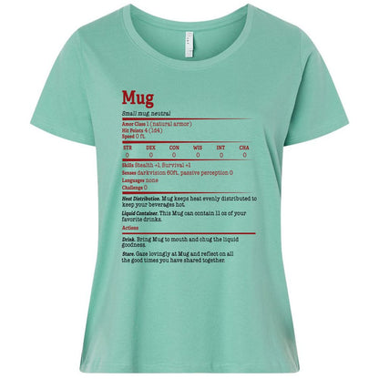 Ladies Curvy Jersey - 5AVKU6TJ - Saltwater - 7