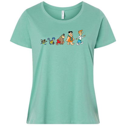 Ladies Curvy Jersey - U2QBYEJ9 - Saltwater - 7