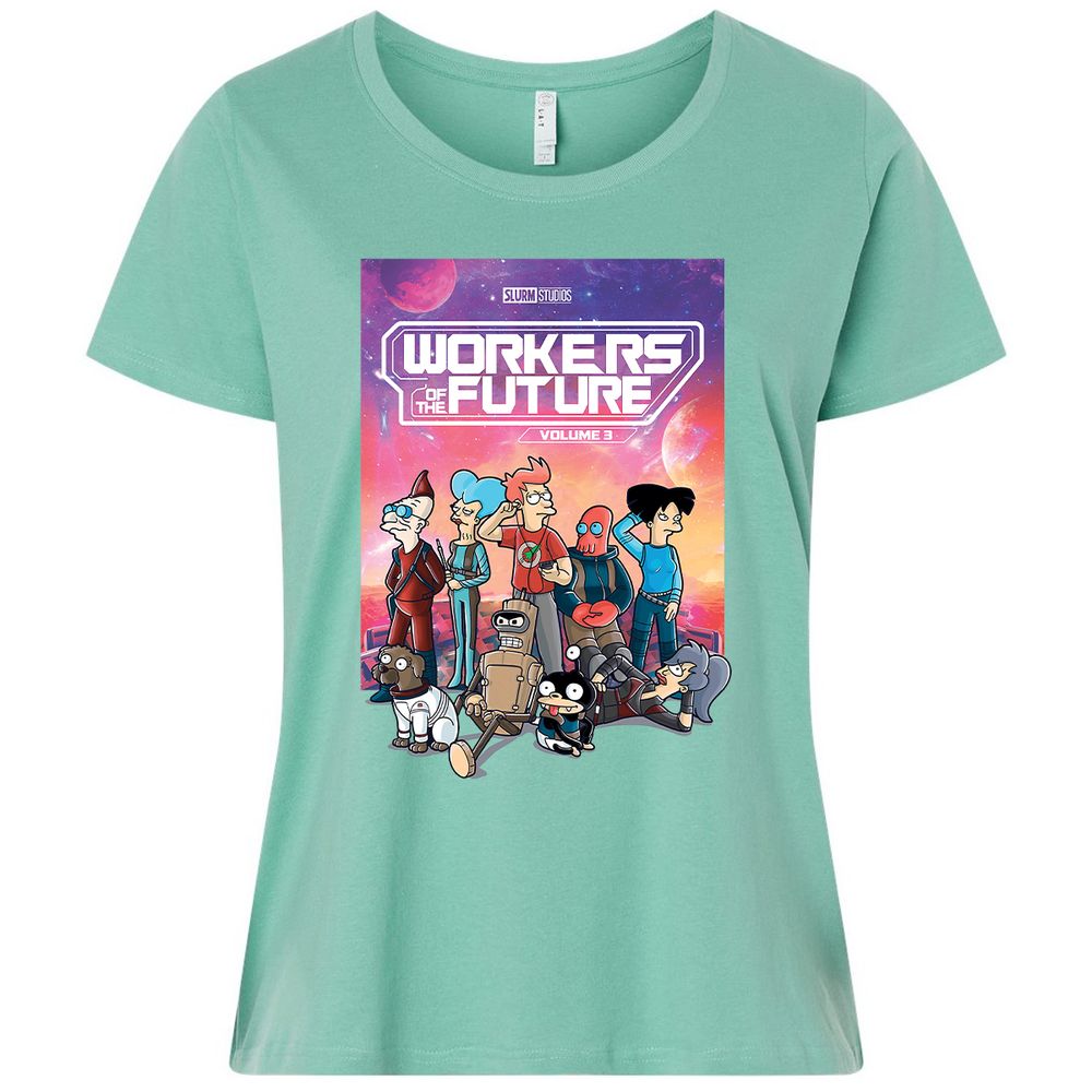 Ladies Curvy Jersey - VLX67FNA - Saltwater - 7