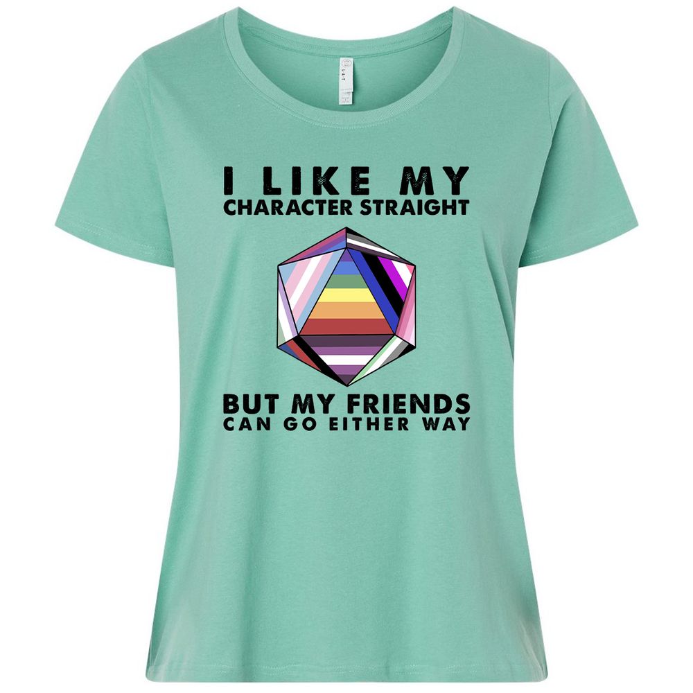 Ladies Curvy Jersey - 5SDBQJNY - Saltwater - 7