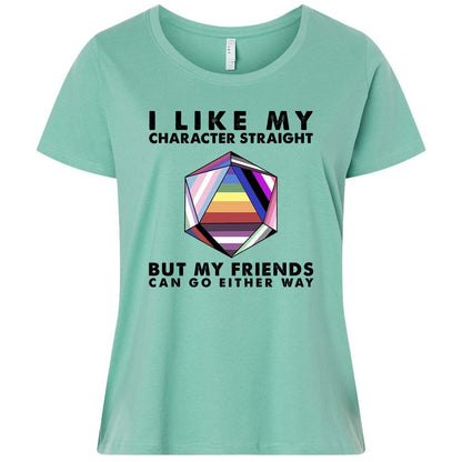 Ladies Curvy Jersey - 5SDBQJNY - Saltwater - 7