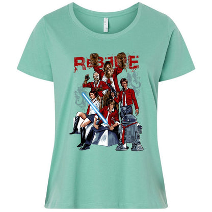 Ladies Curvy Jersey - URNN7JGH - Saltwater - 7