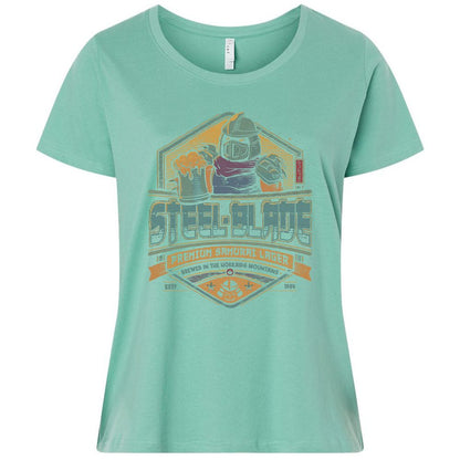 Ladies Curvy Jersey - TQV63DVP - Saltwater - 7