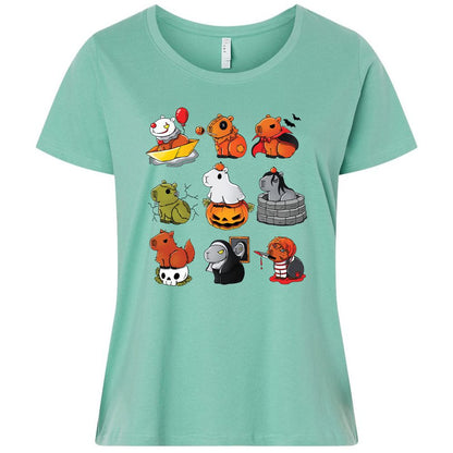 Ladies Curvy Jersey - HABC3XSE - Saltwater - 7