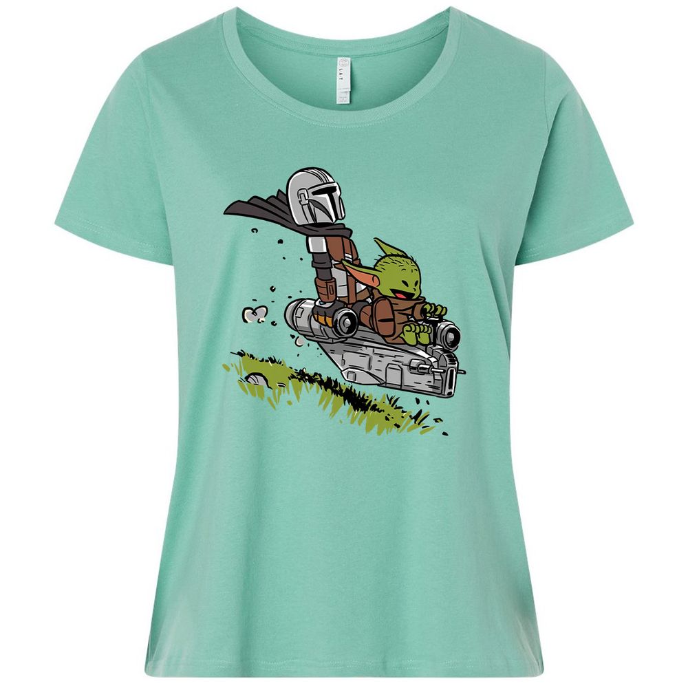 Ladies Curvy Jersey - GNPWDQ9U - Saltwater - 7