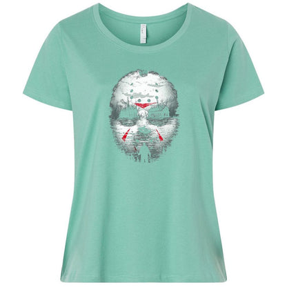 Ladies Curvy Jersey - 9NC7MP68 - Saltwater - 7