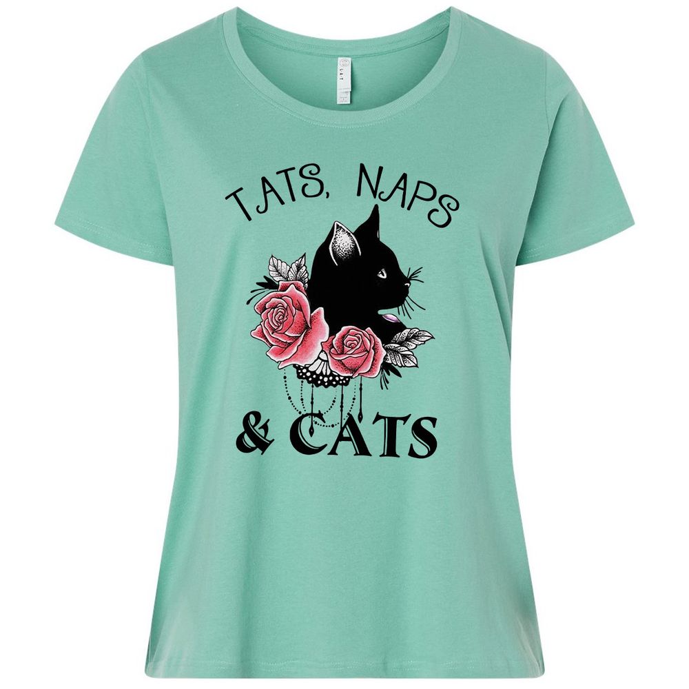 Ladies Curvy Jersey - 7TJYFJ5T - Saltwater - 7