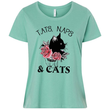 Ladies Curvy Jersey - 7TJYFJ5T - Saltwater - 7