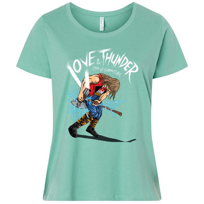 Ladies Curvy Jersey - HPAFM814 - Saltwater - 7