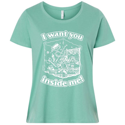 Ladies Curvy Jersey - 7ZKWE686 - Saltwater - 7